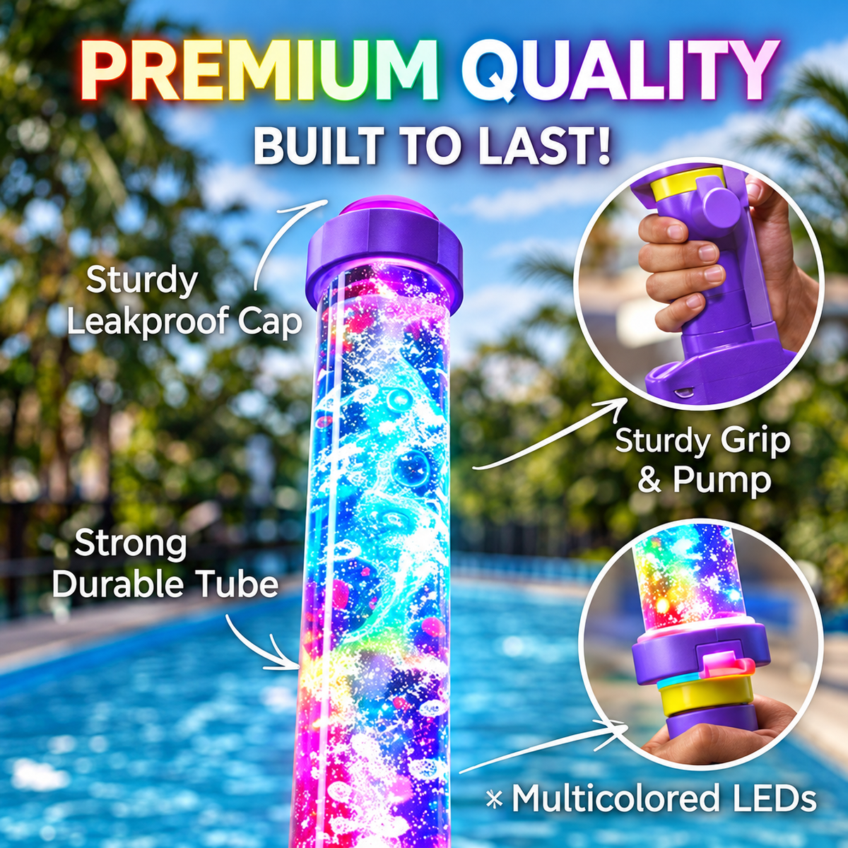 🔥 Flash Sale 50% Off Today Only! - Rainbow Glow LED Water Blaster ⚡