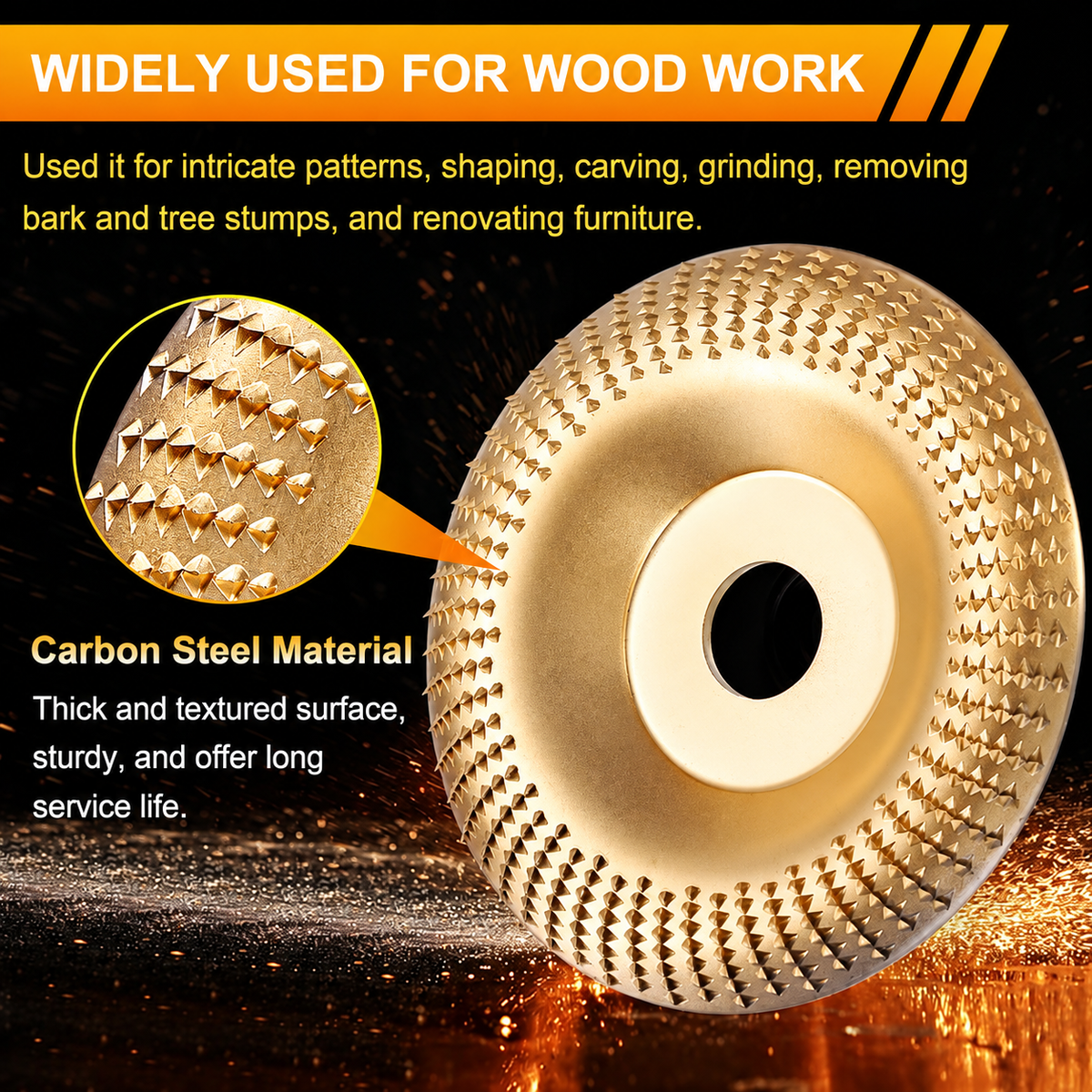 🔥 Last Day 50% OFF 🔨 Industrial Grinding Wheel Made of High-Carbon Steel