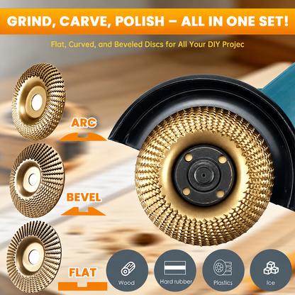🔥 Last Day 50% OFF 🔨 Industrial Grinding Wheel Made of High-Carbon Steel