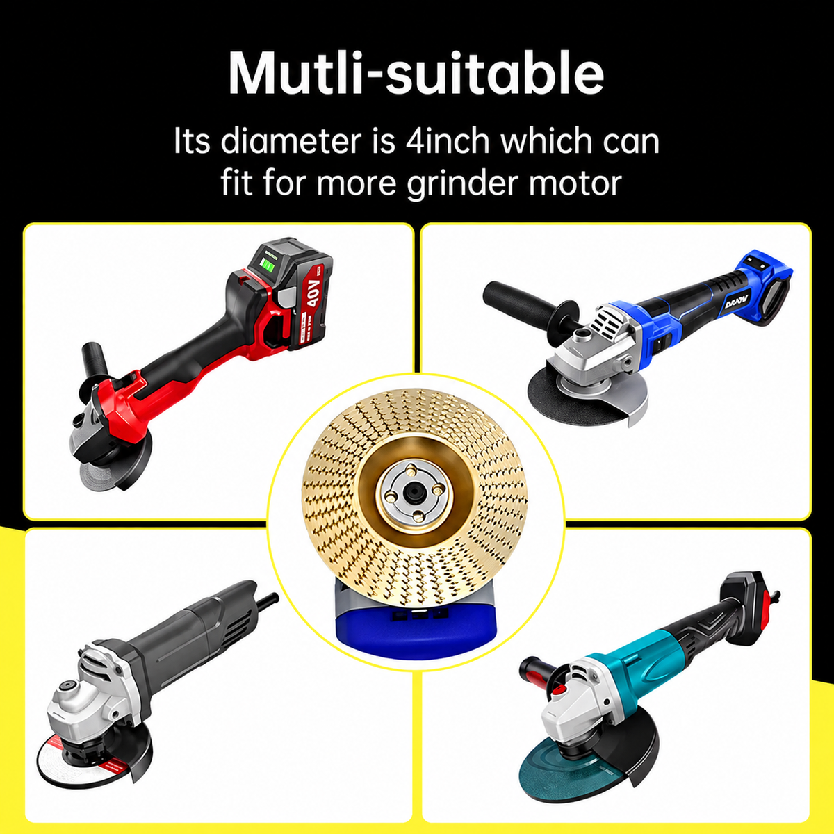 🔥 Last Day 50% OFF 🔨 Industrial Grinding Wheel Made of High-Carbon Steel